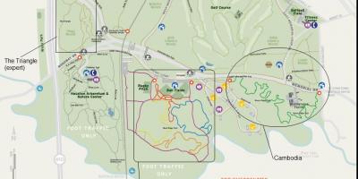 नक्शे के मेमोरियल पार्क ह्यूस्टन